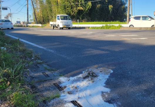 茨城県境町と言うド田舎で、午前4時に、金髪のニーチャンが、道路で死亡