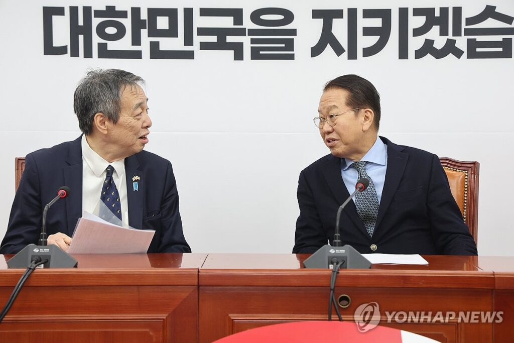 韓国与党臨時トップが日本大使と面会　韓日関係の重要性確認