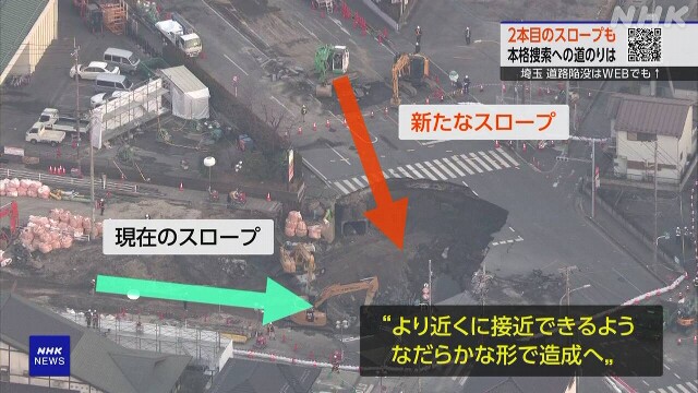 【悲報】八潮市「急いでスロープ作ったけど場所が悪かったわ。もう1個作るから待ってて」