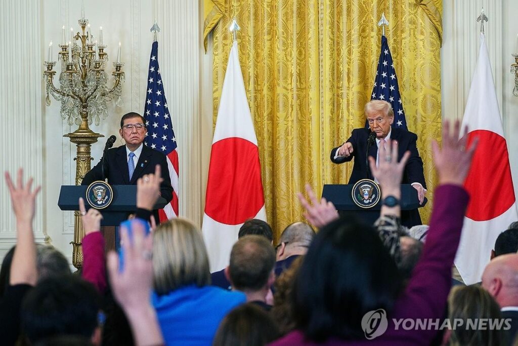 【韓国】　トランプ・石破会談の結果を歓迎＝北の完全な非核化など