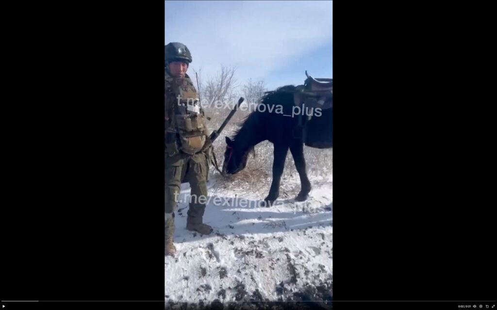 【車両欠乏のロシア軍】輸送にロバや馬も使い始める