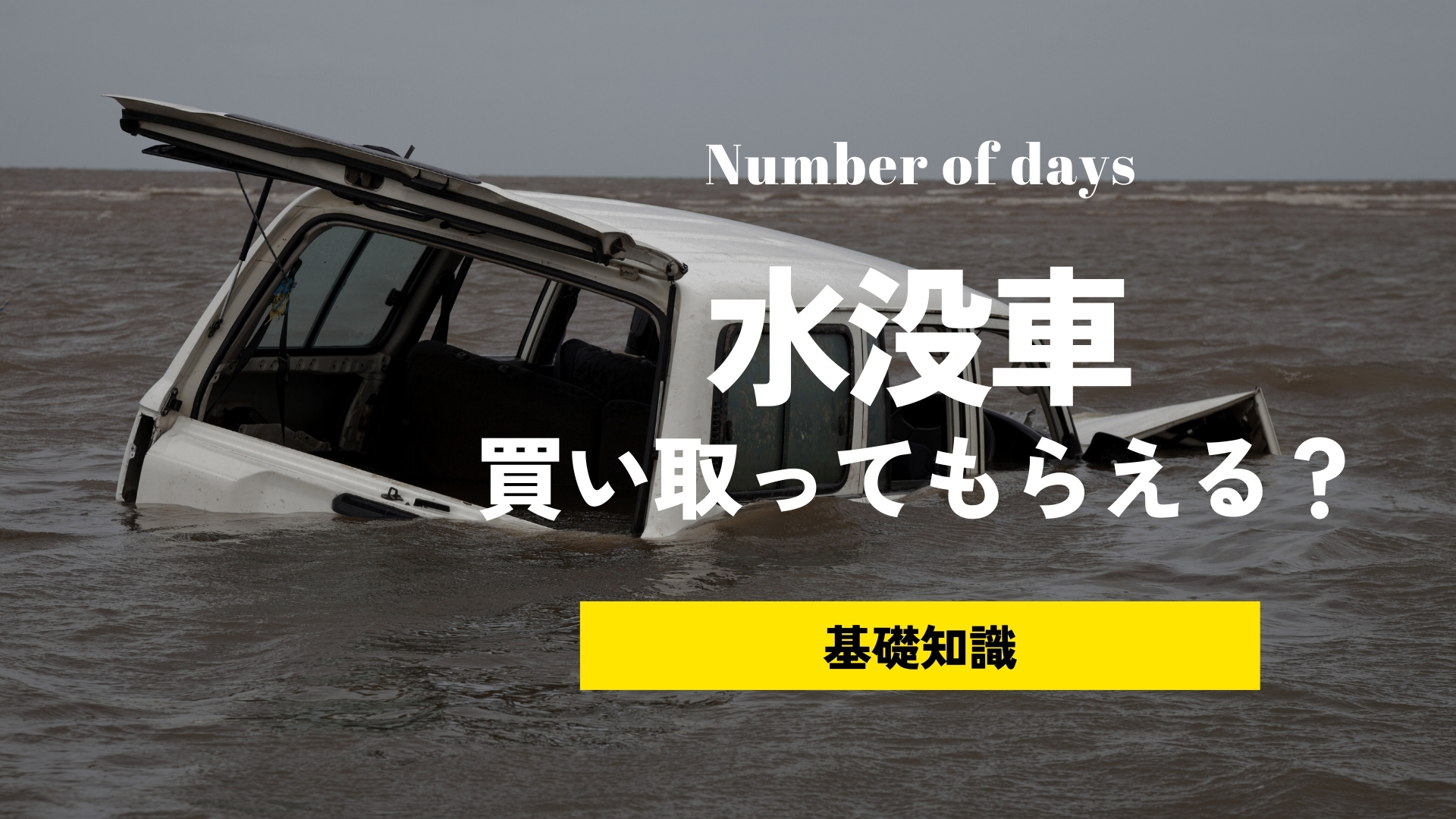 キレイに洗車した水没車の見分け方