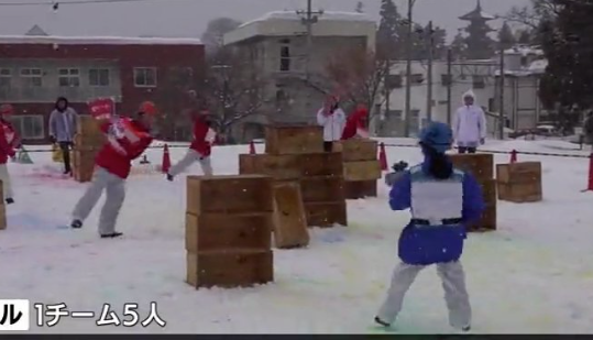 【青森県】インクを撃つ!投げる!新スポーツ「SONDO」が白熱　雪のフィールド駆け回り寒さを吹き飛ばす熱戦　弘前市で大会が開幕