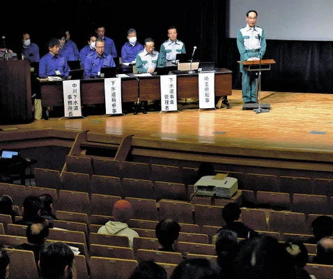 八潮道路陥没・住民説明会…住民訴え「深夜に震度1～2の揺れ」「下水臭」「県職員を装う不審者」埼玉県『検討します』