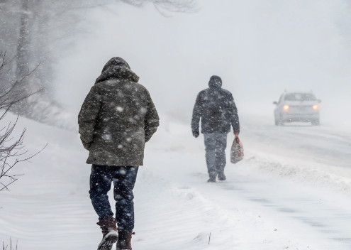 【最強寒波】大雪予報→歩き方に気をつけて！「両手で受け身がとれるように手は空けておく」