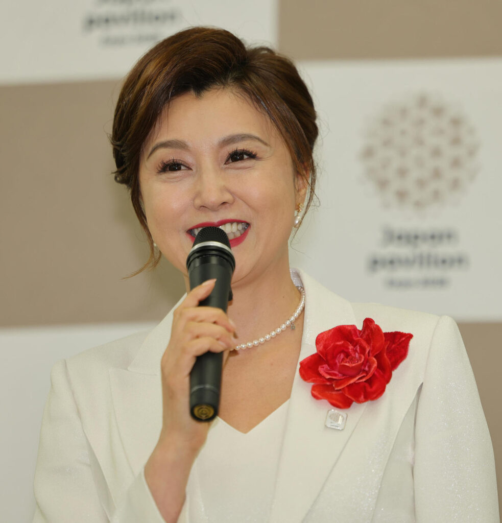 女優・藤原紀香、大阪・関西万博の日本館名誉館長に就任「万博はロマン」「1人でも多くの方へ万博、日本館へ来ていただけるよう」