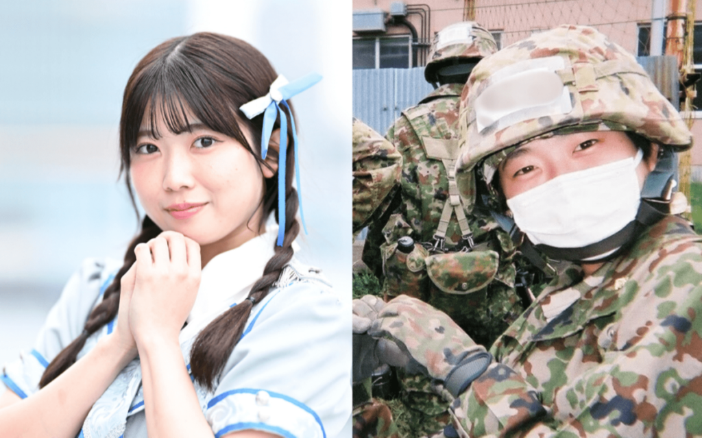 【アイドル】自衛隊時代は1人で米兵10人を倒すエース隊員→倍率100倍のアイドルに　迫撃砲を背負って山地を行軍した日々