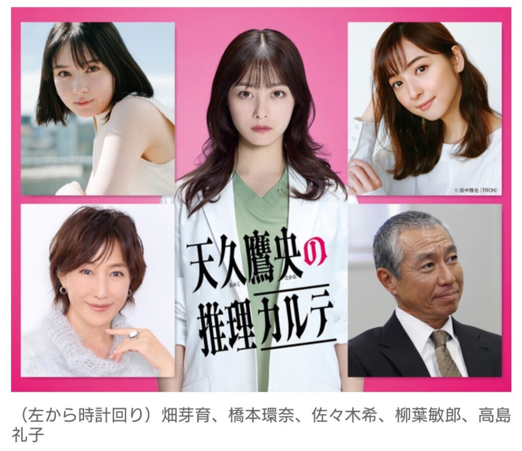 【テレビ】橋本環奈主演『天久鷹央の推理カルテ』　畑芽育、佐々木希、高島礼子、柳葉敏郎の出演が決定！　4月22日スタート
