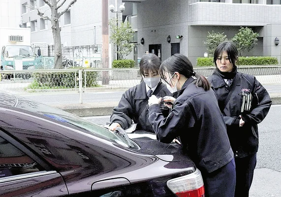 【大阪】対象者乗せずに使用、違反切符…「駐禁除外」不正一斉取り締まり