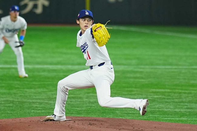 ⚾MLB 佐々木朗希 鮮烈の160㌔デビュー『正直、ロッテの頃は力の半分も出していなかった』