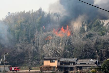 岡山の山火事、原因はやはりジジイのせいだった