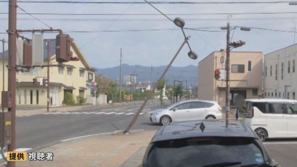 出雲市で「照明灯」また折れて倒れる　今年1月も照明灯折れ小学生が骨折…直後の点検では「問題なし」