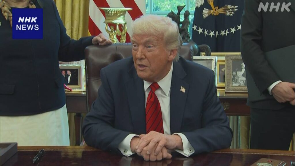 米製自動車 “日本でほとんど売れず” トランプ大統領が問題視
