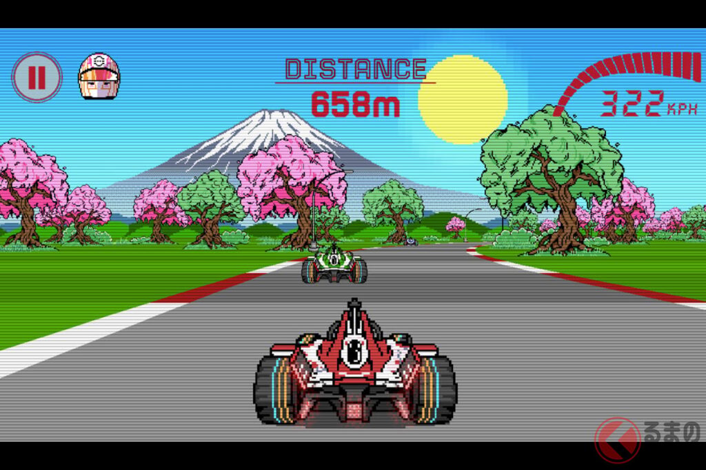 【すごい】日産が「レースゲーム」リリース、8ビット風デザインの東京を爆走できる