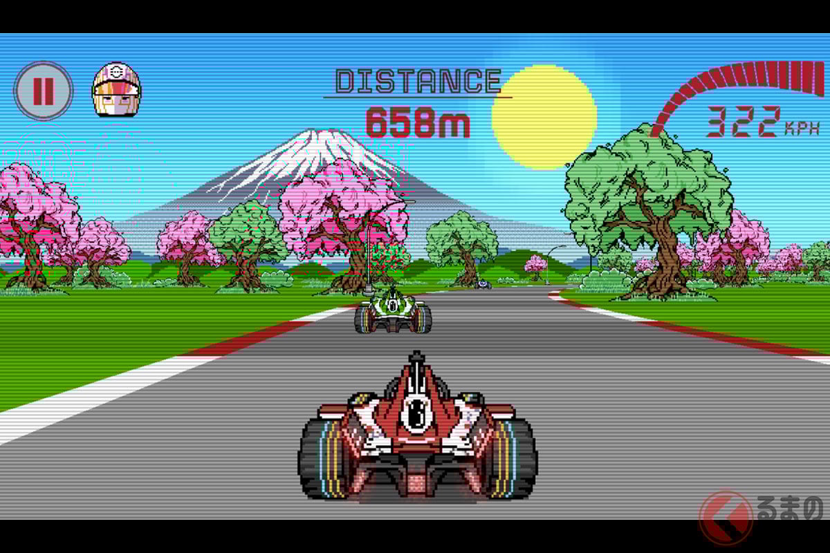 【すごい】日産が「レースゲーム」リリース、8ビット風デザインの東京を爆走できる
