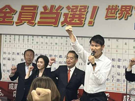 【東京都議選・自民党都連選対本部開所式】都連会長 「残念ながら今、わが党には厳しい風も吹いている」、現職都議 「獲得議席が過去最低の23にとどまった前々回の都議選よりも戦況は厳しい」