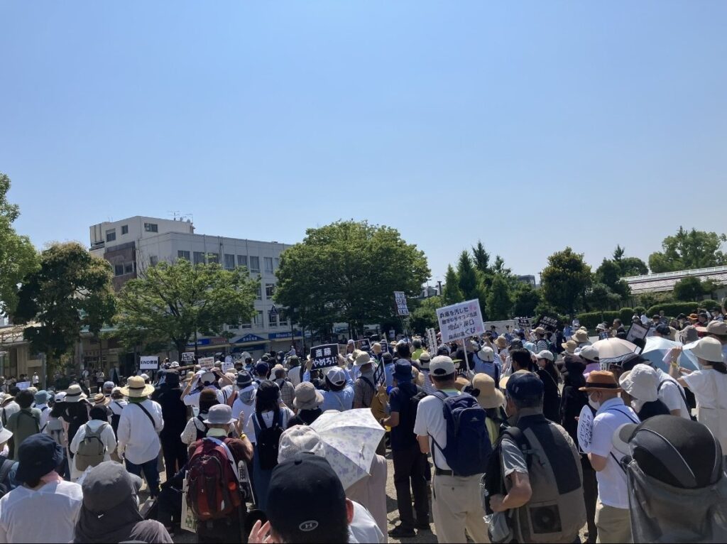 「選挙結果は関係ない！斎藤やめろ！」姫路城で大正義デモ敢行！！