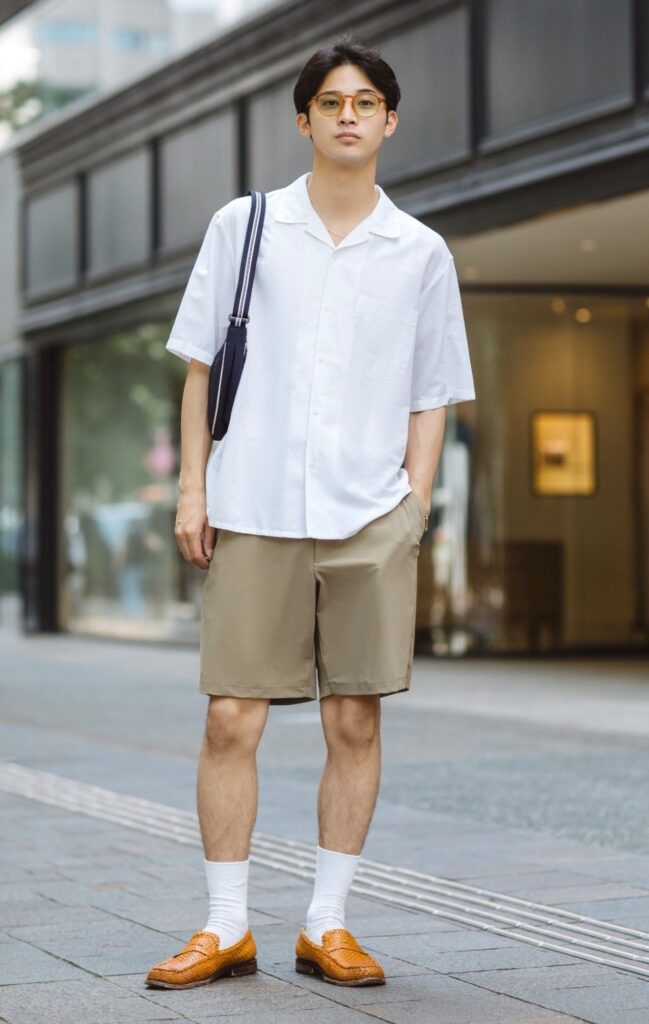 【悲報】ハーフパンツさん、モデルが着てもダサいw
