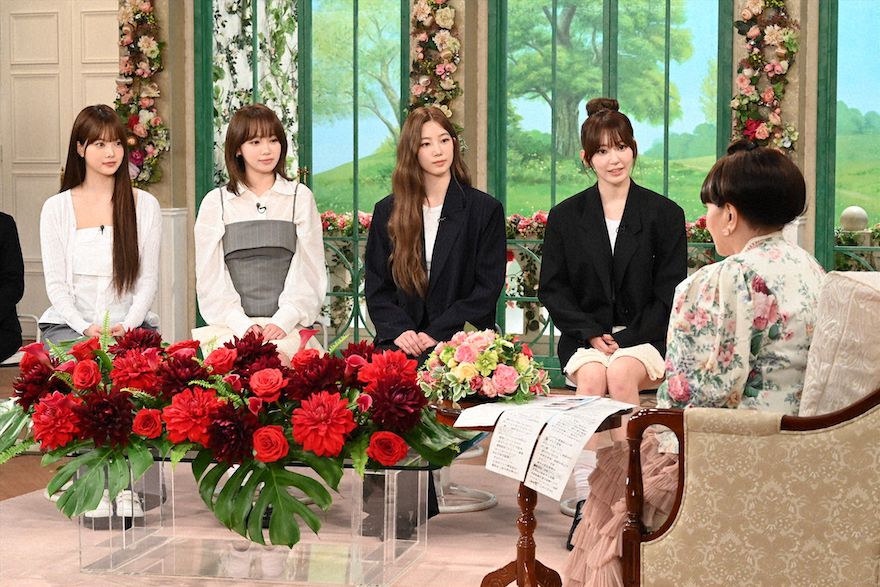 【K-POP】世界的人気のLE SSERAFIM、徹子の部屋初登場！日本での楽しみは「手羽先」と「温泉」