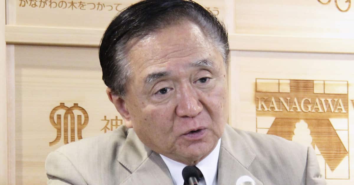 【東京の水道基本料金無償化に懸念】神奈川・黒岩知事「地域間格差が生じる」