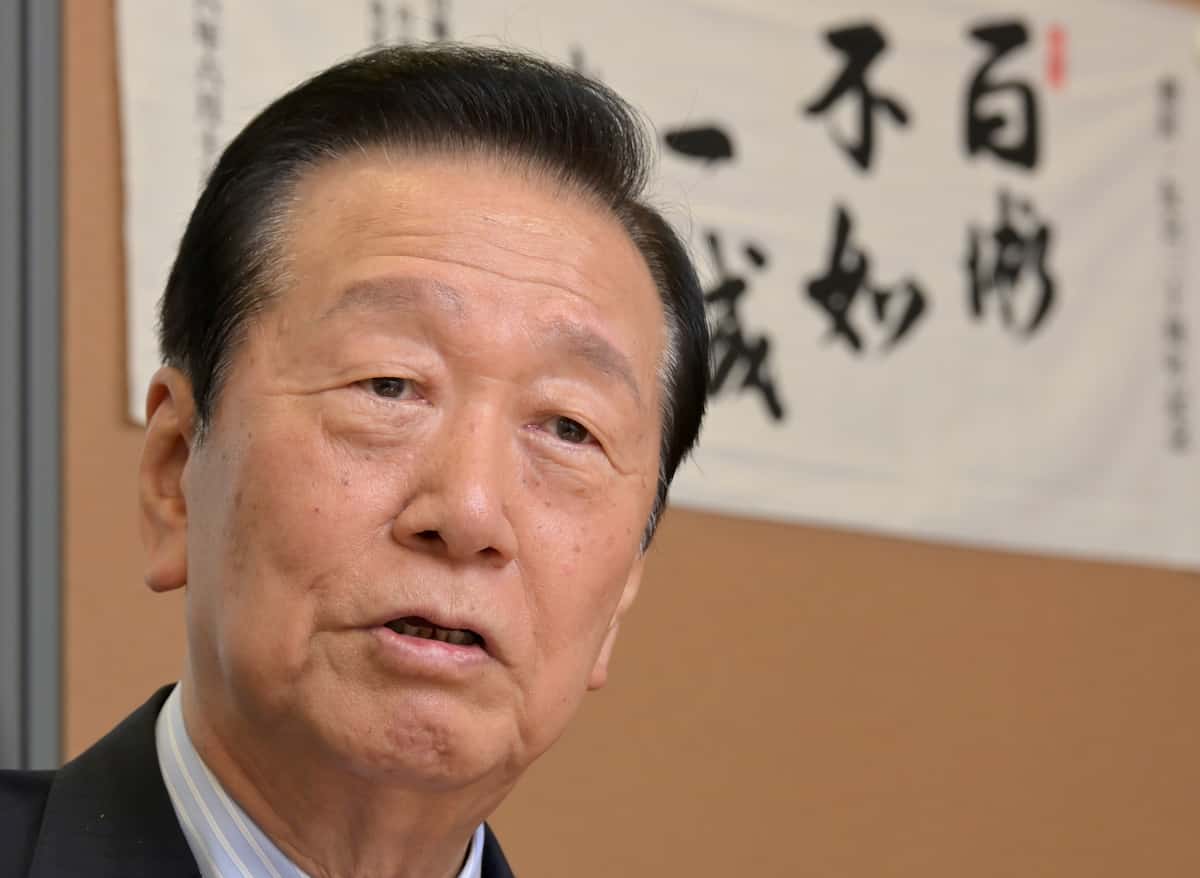 【産経新聞の単独インタビュー】立憲民主党の小沢一郎衆院議員 「政権を獲る意思がない野党は給与泥棒と言われても仕方がない、党も解散、国会議員も辞職した方がいい」