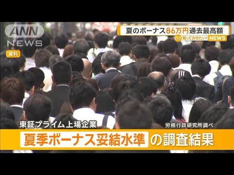 【悲報】夏のボーナス支給、大企業平均86万、中小企業平均41万