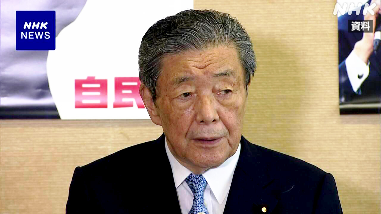自民・森山幹事長「国民に選択してもらいたい。政権の選択を間違っては大変なことになる」