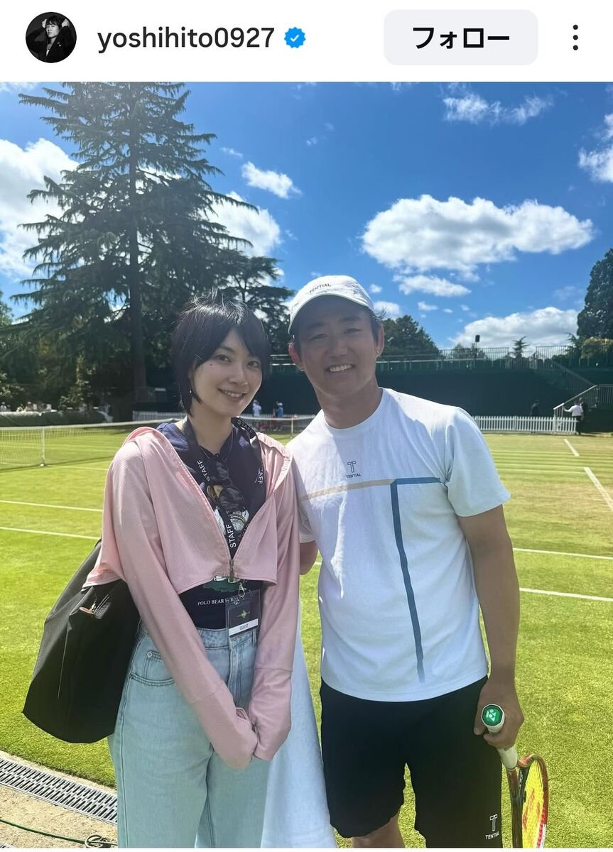 【芸能】元「ウェザーニュース」檜山沙耶　レアな夫婦ショット！夫の海外遠征に帯同「楽しい時間をありがとう！」