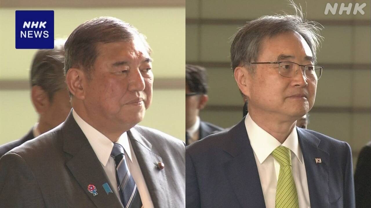 【日韓】石破首相、韓国外相と面会　「良好基調を維持、発展」