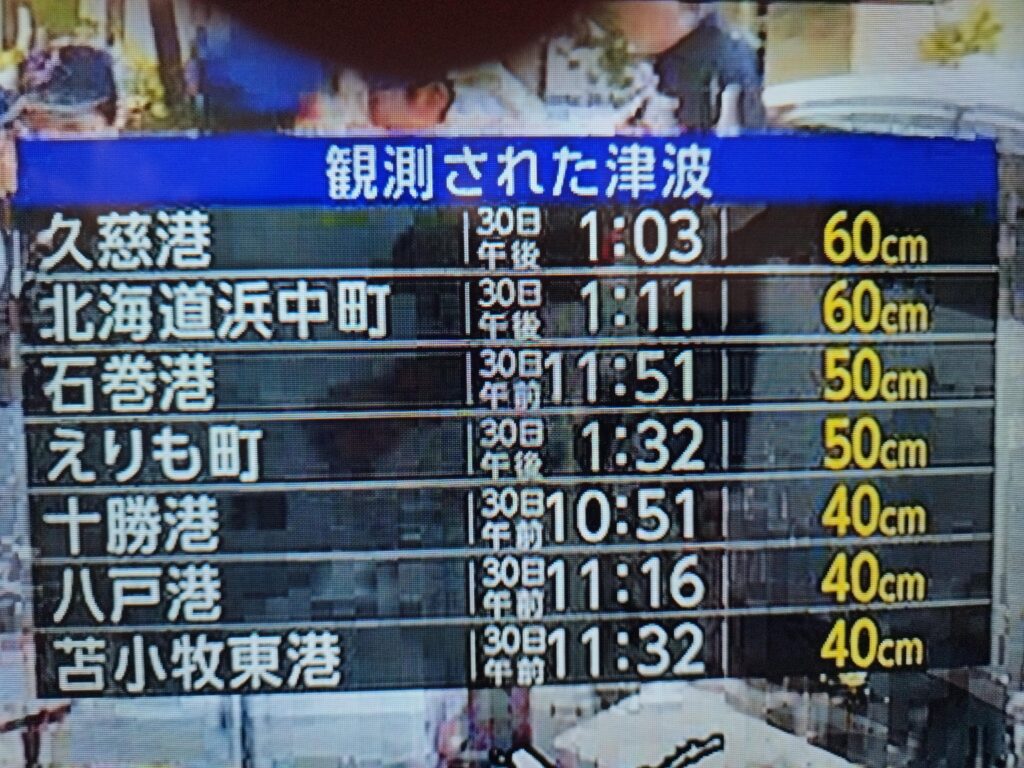 【逃げて】東京湾　第一波の2倍の津波到達