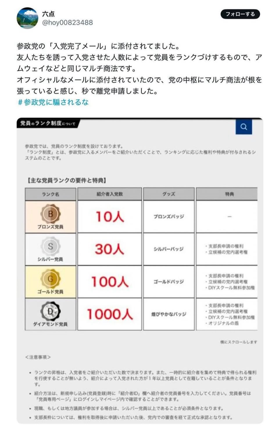 【悲報】参政党、ガチマルチだった