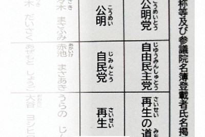 Z世代「略称欄に民主党が２つある。意味わかんなくない？」