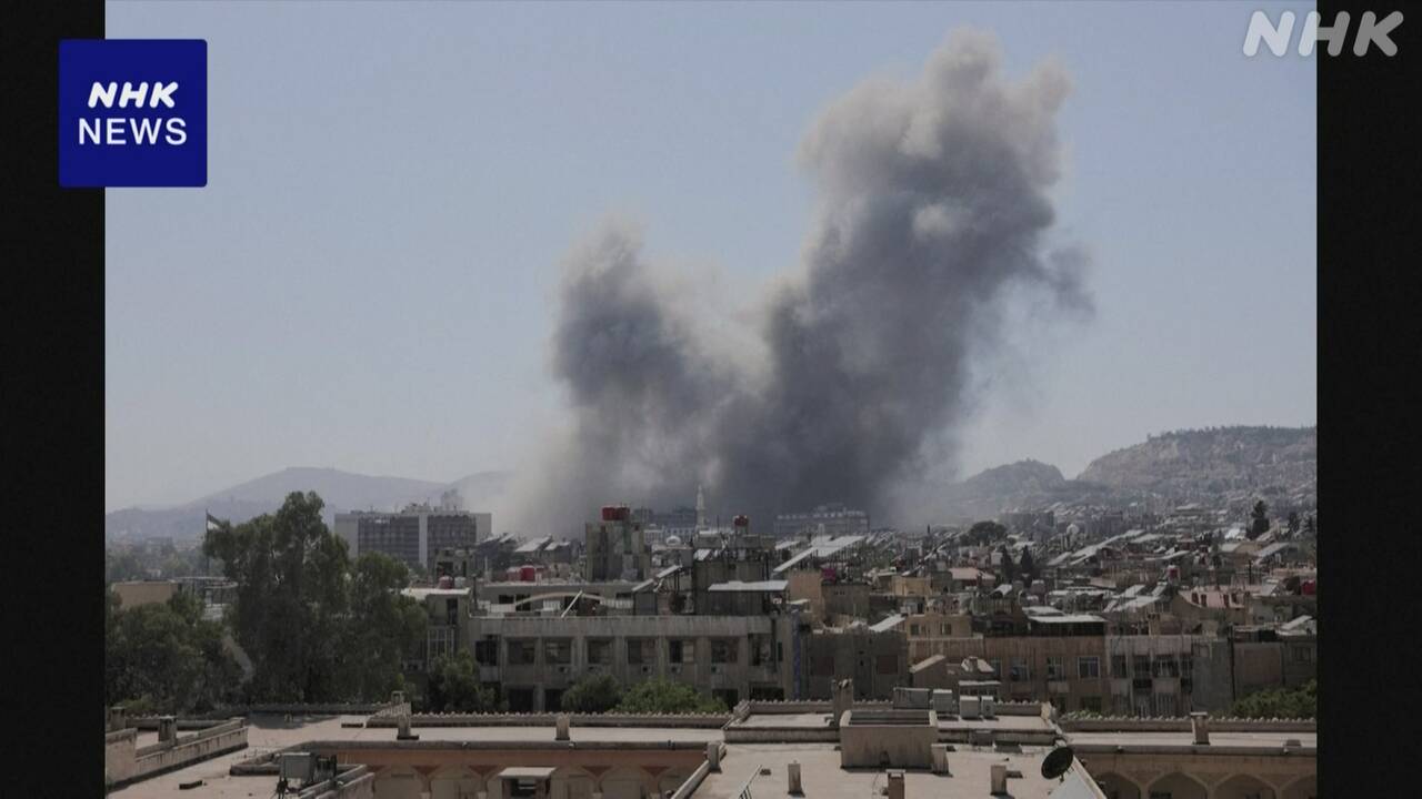 【イスラエル】 シリア首都暫定政府軍本部など空爆 緊迫した状況に