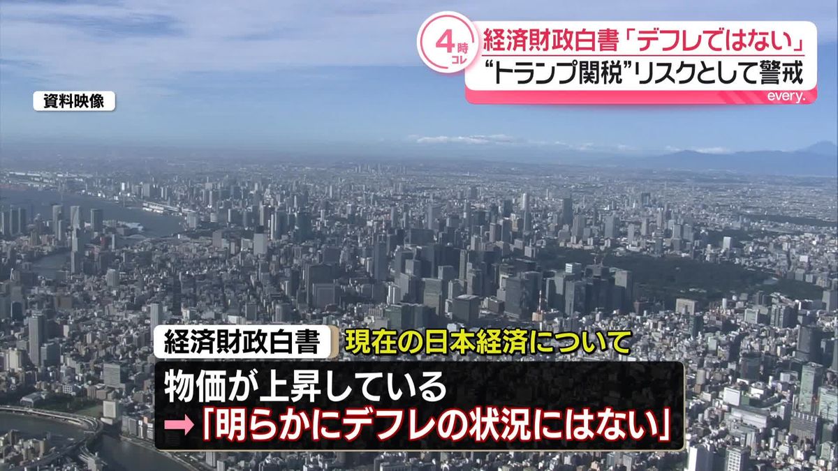 【内閣府】“日本経済、デフレの状況にはない”経済財政白書