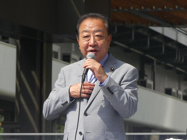 【参院選】蓮舫氏とのコラボ街頭演説「ハッピーです」笑顔の立民・野田代表「…首筋に青筋が立った方を見ることができました」