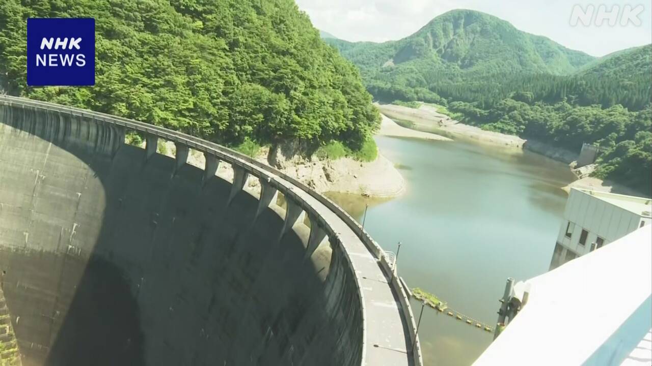 【宮城 大崎 農業用水を供給 鳴子ダムの貯水率0％に】貯水率が0％となるのは平成6年以来、31年ぶりです