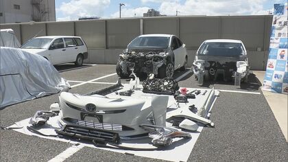 【愛知】ドアなど解体された状態で発見…盗難車と知りながらプリウスを保管か 窃盗グループの一員とみられる男ら逮捕