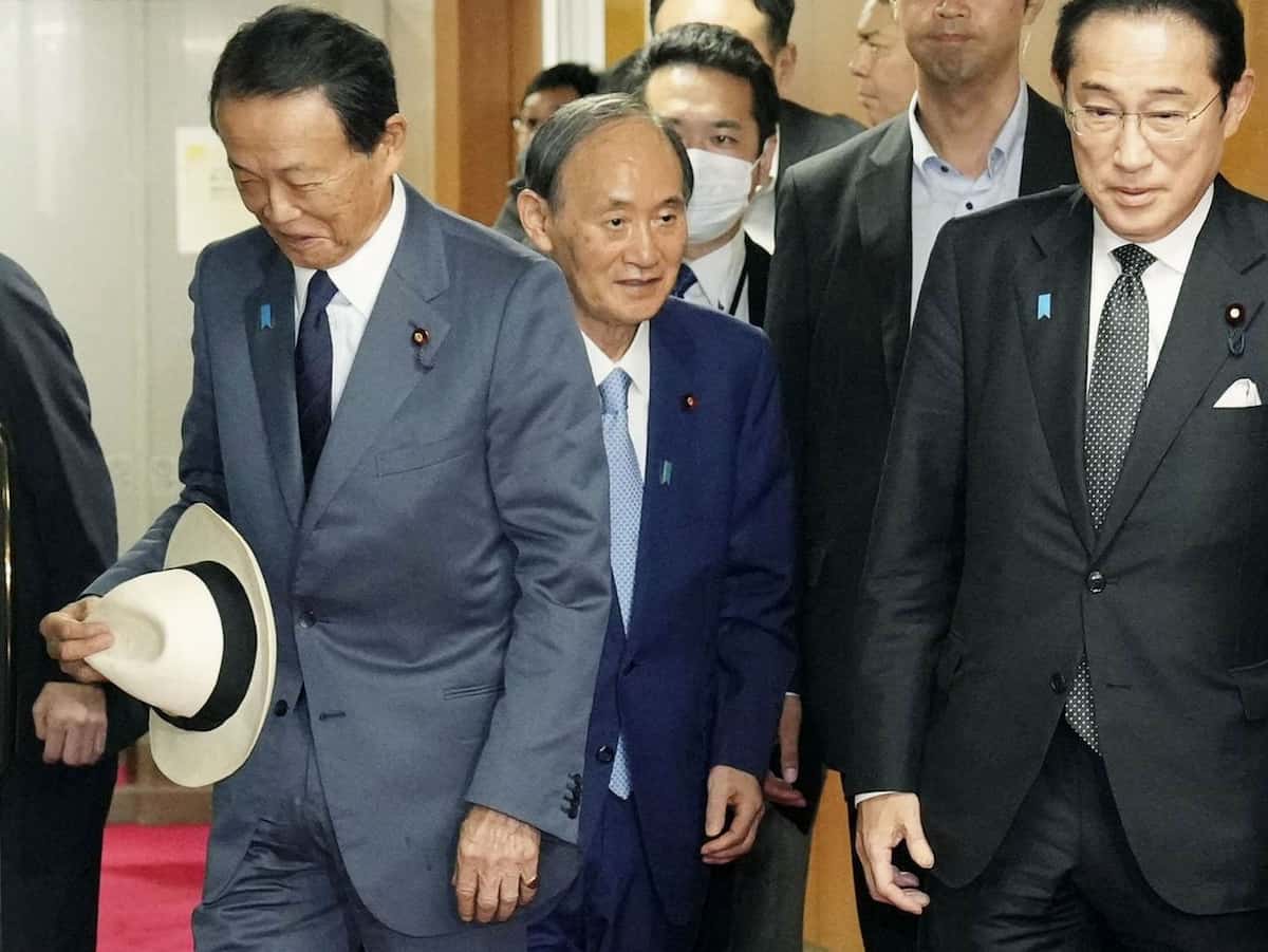 【悲報】四者会談　麻生「石破自民党では選挙に勝てない！」岸田「分裂は避けねば」菅「・・・」