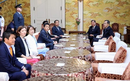 【日米合意】石破首相「文書なし」　野田氏、補正予算を要求―党首会談