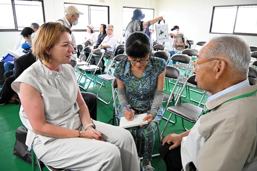 【根室】駐日ドイツ大使が根室訪問　洋上慰霊「素晴らしい」