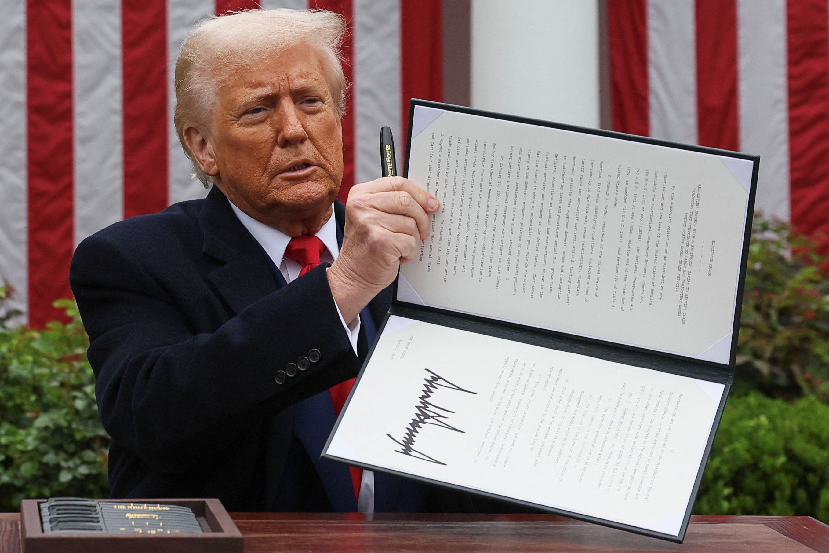 【相互関税】トランプ氏、まだ合意をしてない国は「おそらく15％か20％のどちらかになる」