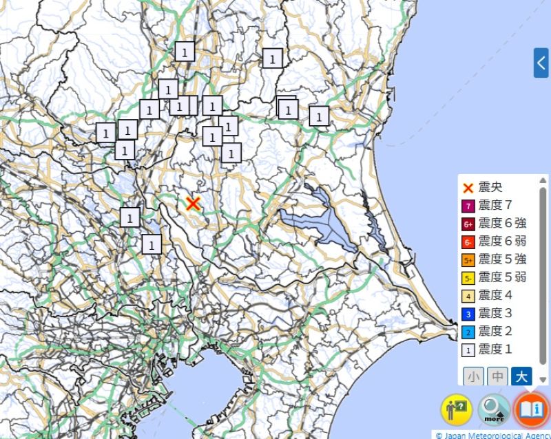 【速報】関東・東北で地震 M4.9 最大震度2 震源福島県沖 茨城県震源の地震も M3.1
