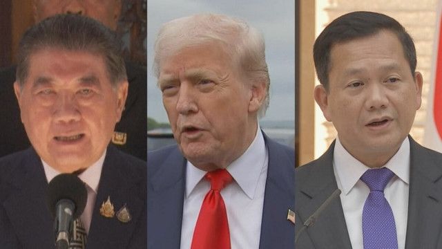 タイとカンボジア、停戦協議開始へ　トランプ大統領仲介で合意「関税協議、戦闘が続く限りいかなる合意もしない」