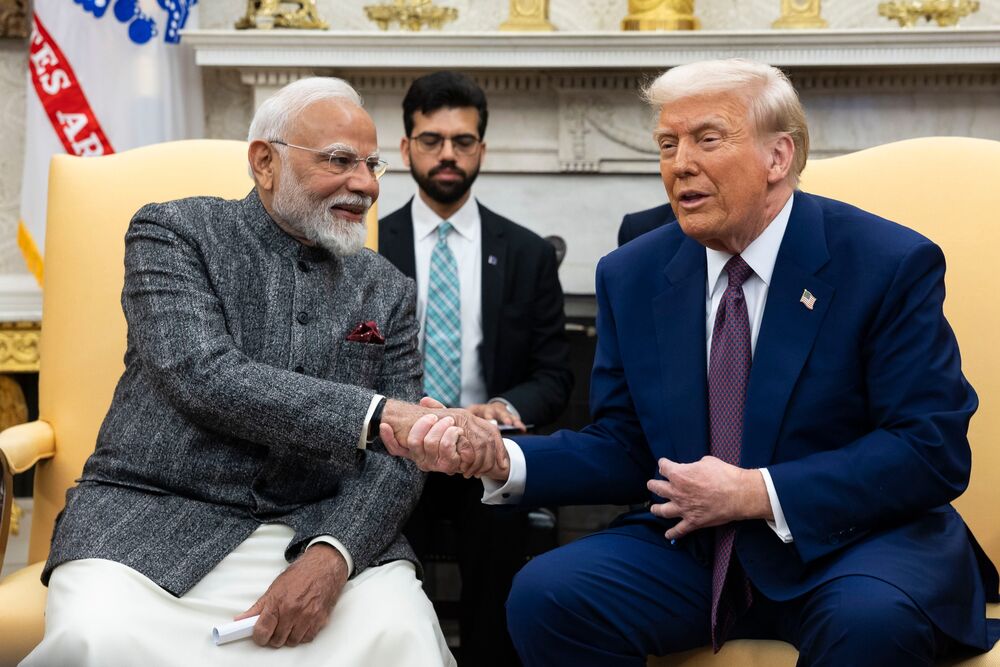 トランプ氏、インドからの輸入品に25％の関税と「ペナルティー」賦課