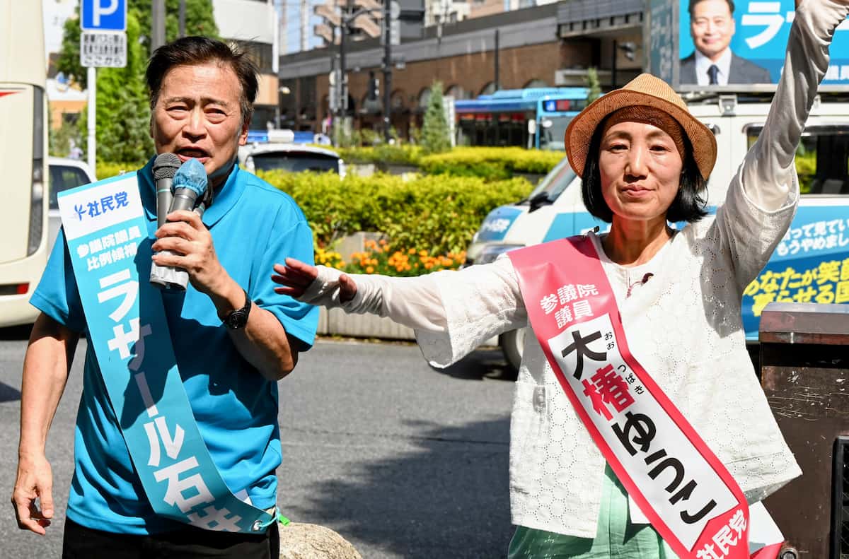 ラサール石井「社民党こそ愛国だ」「社民党を無くしたら日本は滅ぶ」「れいわでもいいよ」