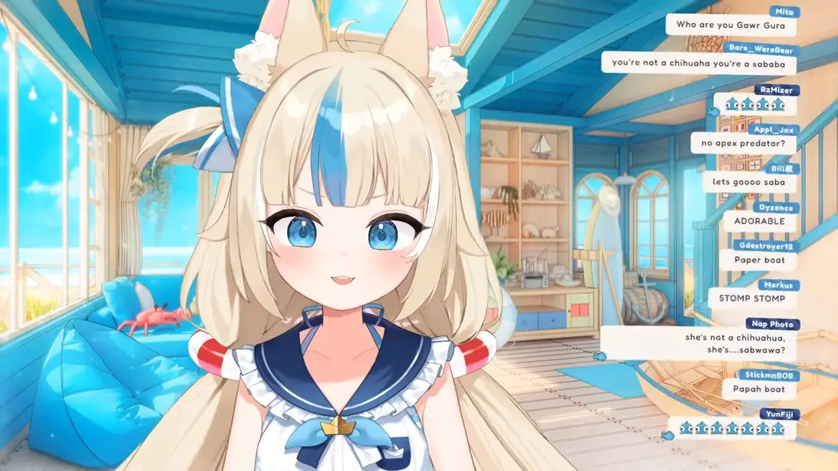 新人VTuber“サバちゃん”初配信はいきなり同接約20万、1日で再生数260万、登録者数94万😯