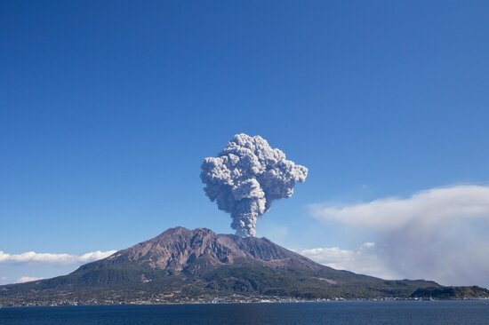 桜島が噴火