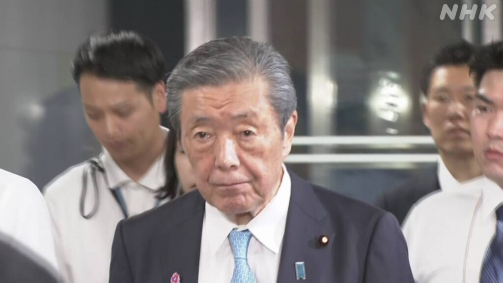 自民 森山幹事長「比較第1党として衆参で責任を果たす」