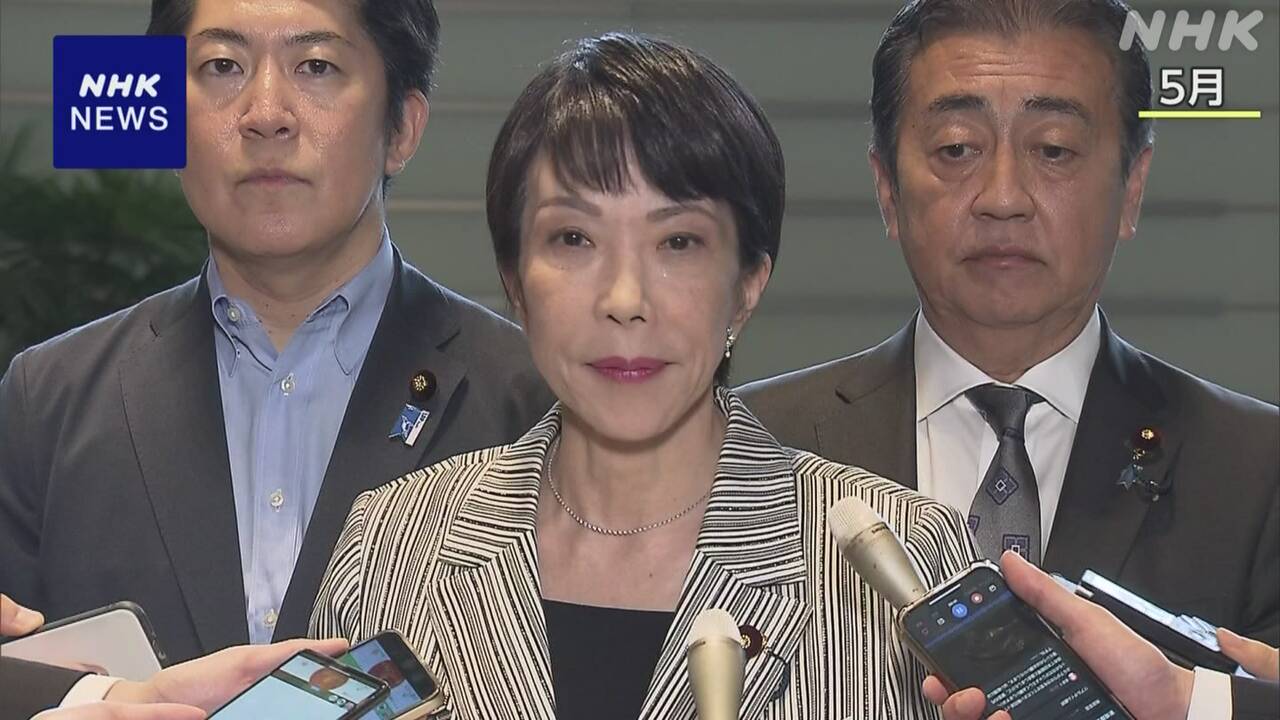 自民 高市氏 みずからに近い議員と会合 麻生最高顧問と会談
