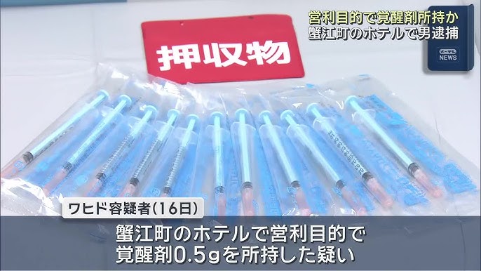 覚醒剤を営利目的で所持･･･イラン国籍の男「ホテルの中にあった」